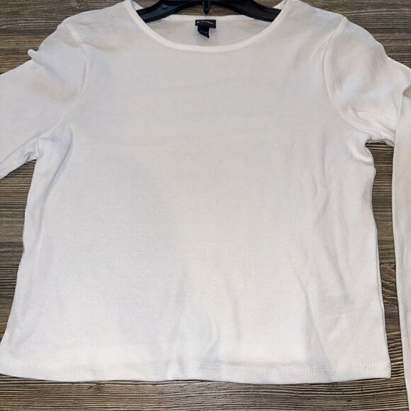 Art Class White Crop Top Long Sleeve Shirt Girls XXL 18. NWT. 3 - Picture 2 of 5